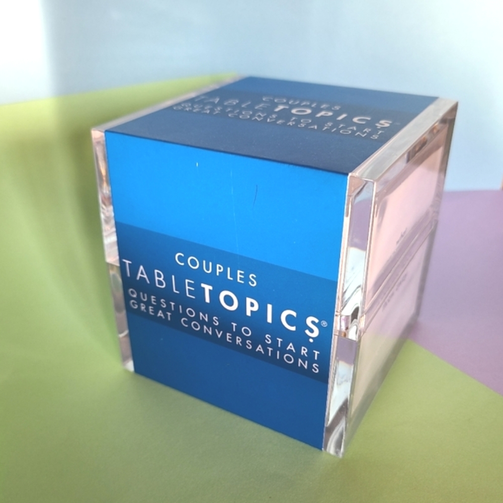TableTopics New Couples Cube Of Questions To Start Great Conversations - Adults